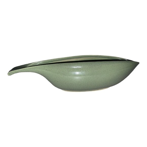 Russell Wright Green 10.25" Gravy Boat Vintage Serveware - Picture 4 of 6